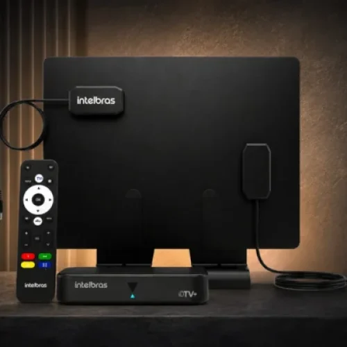 Conversor Intelbras RDA 300 libera TV 3.0 em qualquer televisor e promete 4K sem trocar de aparelho