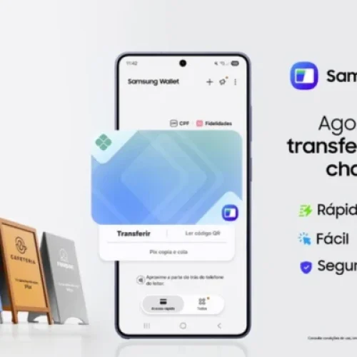 Samsung Wallet ganha transferências Pix por chave e vira hub de pagamentos no Galaxy