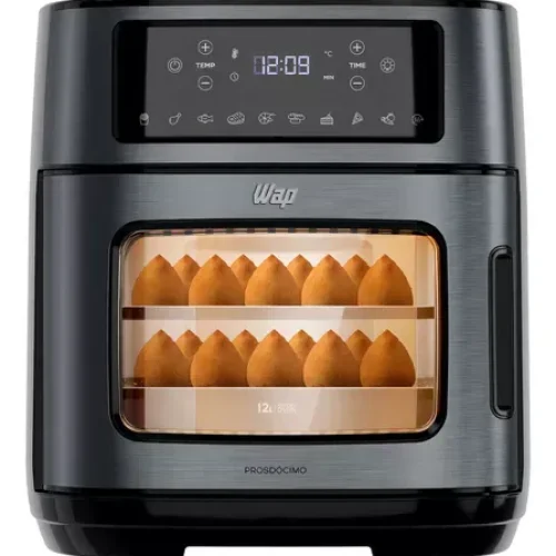 Fritadeira Elérica Air Fryer Oven Wap WAOD2: 12 Litros, 4 em 1🥇