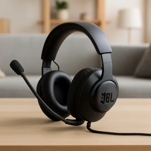 JBL Quantum 400 lidera ranking 2025 de headsets gamer com som surround
